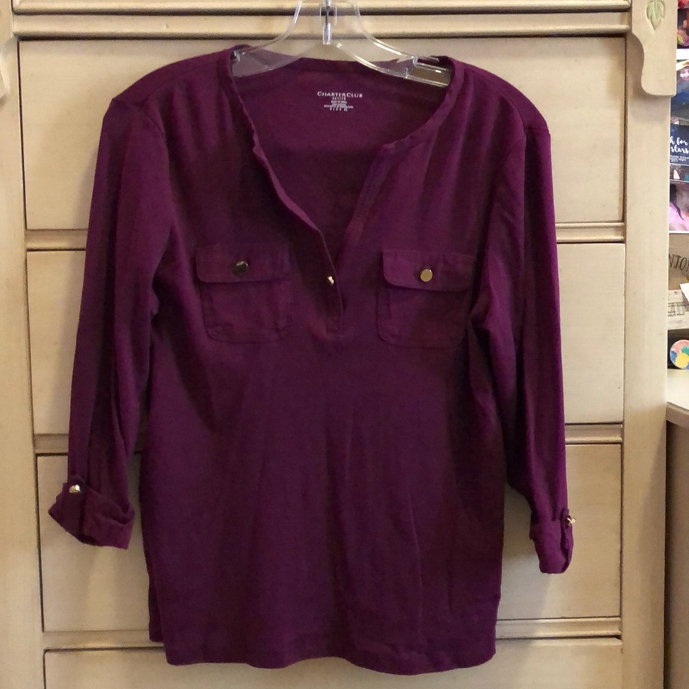 Classy purple/maroon shirt